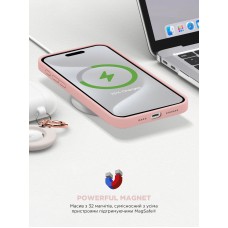 Чехол накладка ArmorStandart TPU ICON2 MagSafe для Apple iPhone 15 Pro Max Light Pink (ARM72752)
