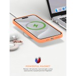 Чехол накладка ArmorStandart TPU ICON2 MagSafe для Apple iPhone 15 Pro Orange Sorbet (ARM72756)