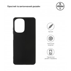 Чехол накладка TPU Armorstandart Matte Slim Fit для Realme C55 Black (ARM73131)