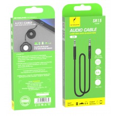 Кабель Audio SkyDolphin SR15 3.5мм-3.5мм (M/M) 2m Black (AUX-000070)