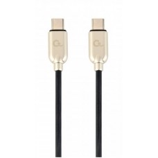 Кабель Cablexpert Type-C-Type-C 2m Black/Gold (CC-USB2PD60-CMCM-2M)