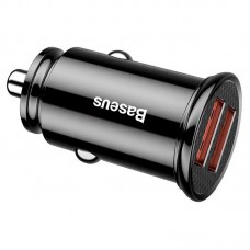 АЗУ Baseus Circular Plastic A+A 2USB 30W 5A Dual (QC 3.0,SCP,AFC) Black (CCALL-YD01)