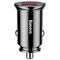 АЗУ Baseus Circular Plastic A+A 2USB 30W 5A Dual (QC 3.0,SCP,AFC) Black (CCALL-YD01)