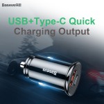 АЗУ Baseus Circular Plastic A+C 1USB 1Type-C 30W 5A PPS (PD3.0, QC4.0+, SCP, AFC) Black (CCALL-YS01) АЗУ Baseus Circular Plastic A+C 1USB 1Type-C 30W 5A PPS (PD3.0, QC4.0+, SCP, AFC) Black (CCALL-YS01)