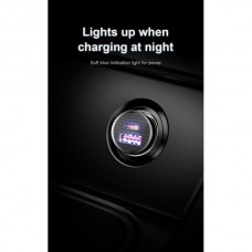 АЗУ Baseus Circular Plastic A+C 1USB 1Type-C 30W 5A PPS (PD3.0, QC4.0+, SCP, AFC)  Black (CCALL-YS01)