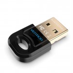 Адаптер USB Bluetooth Vention 5.0 RTL8761B Black (CDDBG)