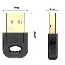 Адаптер USB Bluetooth Vention 5.0 RTL8761B Black (CDDBG)