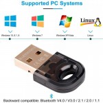 Адаптер USB Bluetooth Vention 5.0 RTL8761B Black (CDDBG)