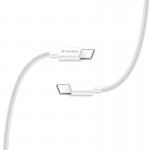 Кабель ColorWay Type-C-Type-C PD Fast Charging 65W 3А 2m White (CW-CBPDCC056-WT)