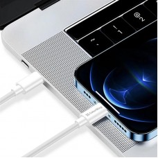 Кабель ColorWay Type-C-Type-C PD Fast Charging 65W 3А 2m White (CW-CBPDCC056-WT)