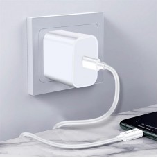 Кабель ColorWay Type-C-Type-C PD Fast Charging 65W 3А 2m White (CW-CBPDCC056-WT)