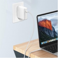 Кабель ColorWay Type-C-Type-C PD Fast Charging 65W 3А 2m White (CW-CBPDCC056-WT)