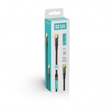 Кабель ColorWay Type-C-Lightning transparent head PD Fast Charging 27W 3А 1.2m Black (CW-CBPDCL057-BK)