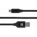 Кабель REAL-EL Premium Fabric USB-microUSB 2.4A 2m Black (EL123500048)