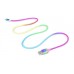 Кабель REAL-EL Premium Rainbow USB-Type-C 3A 1m (EL123500050)