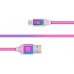 Кабель REAL-EL Premium Rainbow USB-Type-C 3A 1m (EL123500050)