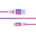Кабель REAL-EL Rainbow USB-Lightning 1m 2.4A (EL123500051)
