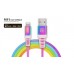 Кабель REAL-EL Rainbow USB-Lightning 1m 2.4A (EL123500051)