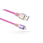 Кабель REAL-EL Rainbow USB-Lightning 1m 2.4A (EL123500051)