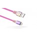 Кабель REAL-EL Rainbow USB-Lightning 1m 2.4A (EL123500051)