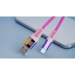 Кабель REAL-EL Rainbow USB-Lightning 1m 2.4A (EL123500051)