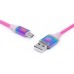 Кабель REAL-EL Premium Rainbow USB-microUSB 1m (EL123500052)