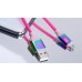 Кабель REAL-EL Premium Rainbow USB-microUSB 1m (EL123500052)
