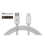Кабель REAL-EL Type-C-Lightning 1m 20W 3A White (EL123500057)