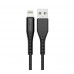 Кабель Grand-X USB-Lightning 1.2m Black (FL-12B)