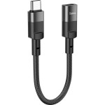 Адаптер Hoco U107 Type-C-Lightning (M/F) 0.1m Black (U107CLB)