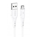 Кабель Foneng X81 1M Cable USB-microUSB 2.1A 1m White (X81-CA-MU)