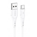 Кабель Foneng X81 1M Cable USB-Type-C 2.1A 1m White (X81-CA-TC)