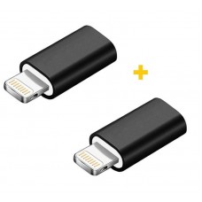 Адаптер XoKo AC-005 microUSB-Lightning Black 2шт (XK-AC005-BK2)