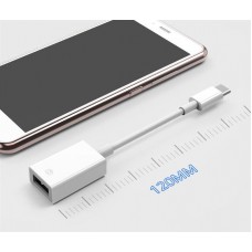 Адаптер XoKo MH-360 Type-C-USB с кабелем White (XK-MH-360) Адаптер XoKo MH-360 Type-C-USB с кабелем White (XK-MH-360)